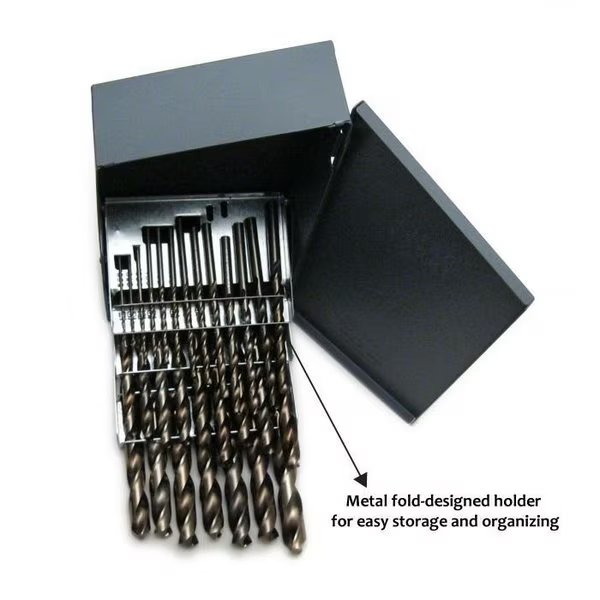 Industrial Grade Titanium Coated 29 pcs Drill Bit Set, Gyros, Mfr#: 45-31229